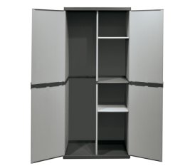 Armadio per scope con ripiani mensole resina 68 cm - Mongardi 7810C04