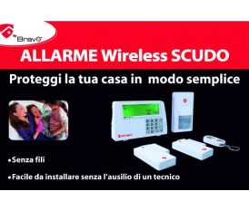 ANTIFURTO DOMESTICO WIRELESS SENZA FILI PER CASA VILLA UFFICIO