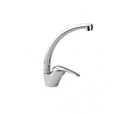 RUBINETTO MISCELATORE PER LAVELLO CANNA ALTA IN OTTONE CROMATO