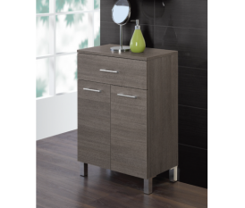 Mobile bagno 60 cm moderno rovere scuro - Feridras