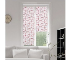Tendine 60x150 con fantasia di cuori - Pirenei