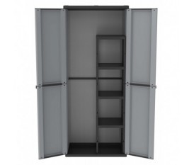 Armadio portascope in resina da esterni o garage 68x37x164H - Terry