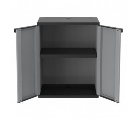 Armadio basso in resina da esterni mobiletto garage 68x37x85H - Terry