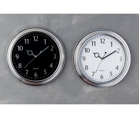 OROLOGIO DA PARETE IN PLASTICA E VETRO 33 CM